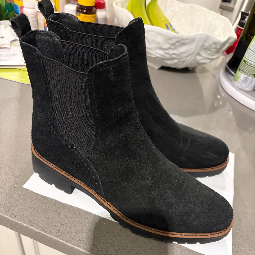 Sam Edelman Jazmine Black Suede Booties